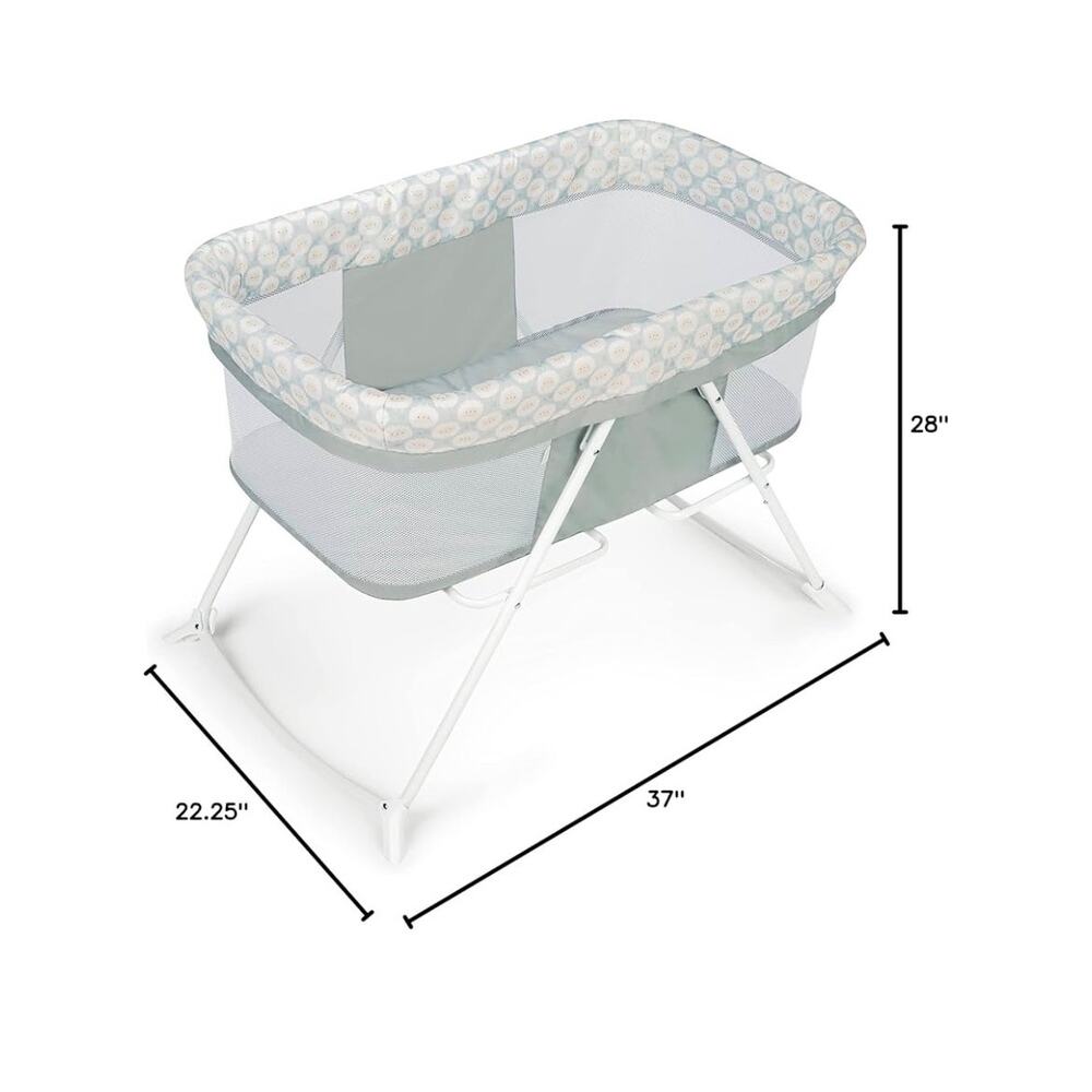 Ingenuity ConvertMe 2-in-1 Compact Portable Baby Swing 2 Seat